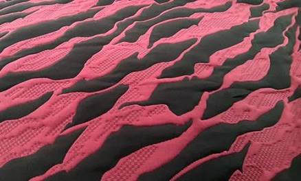 Triple Weave Jacquard– woven insulation Fabric